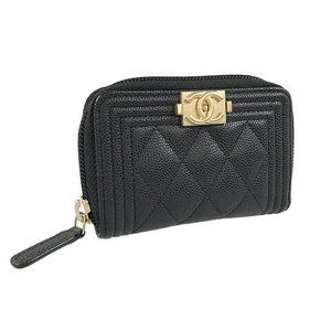 Chanel Boy Caviar Skin Wallet